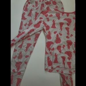 Disney princess pajama 2 piece